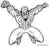 laminas de spiderman, el hombre ara&ntilde;a para colorear e imprimir